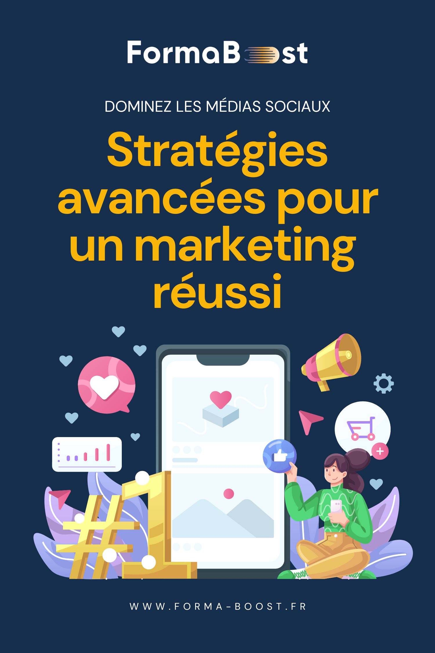 Dominez les médias sociaux  Stratégies avancées pour un marketing réussi